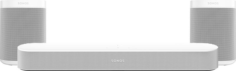 Foto van Sonos beam gen2 wit 5.0 + one (2x)