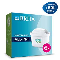 Foto van Brita filterpatronen - waterfilterpatronen - maxtra pro all-in-1 - 6-pack - voordeelverpakking