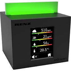 Foto van Renz 4798000270 luchtkwaliteitssensor werkt op het lichtnet detectie van kooldioxide