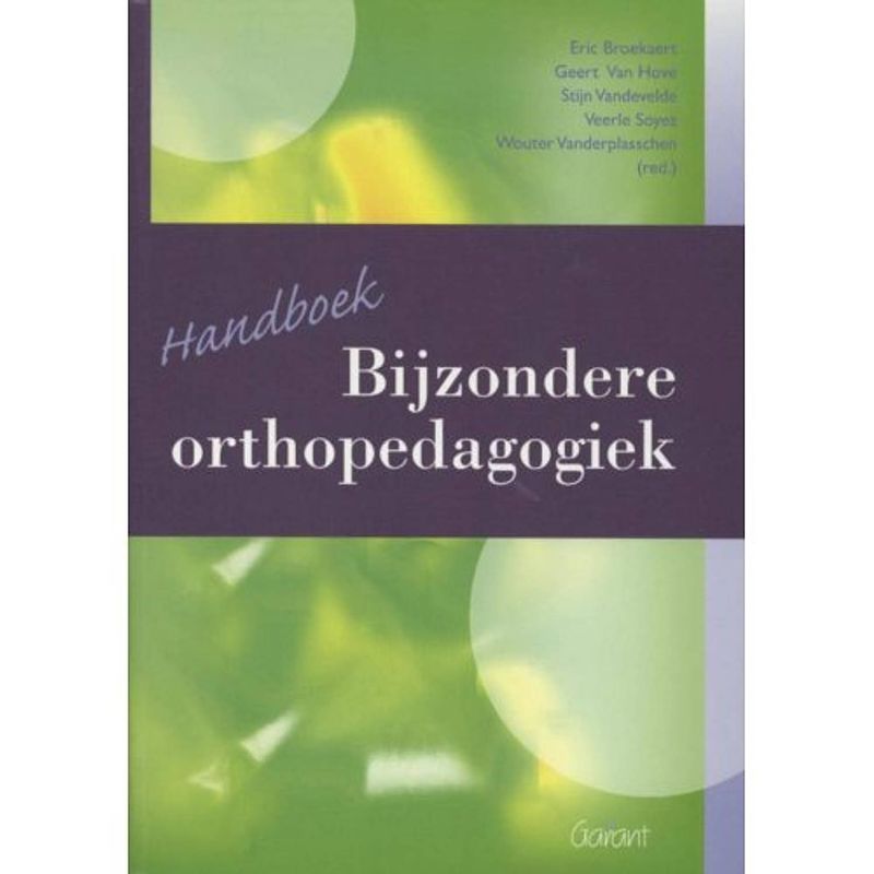 Foto van Handboek bijzondere orthopedagogiek