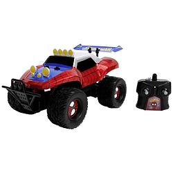 Foto van Jada toys 253228000 marvel spider-man rc buggy 1:14 rc modelauto voor beginners elektro buggy