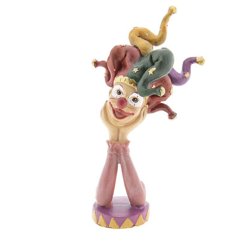 Foto van Clayre & eef multi decoratie clown 12*7*21 cm 6pr2364