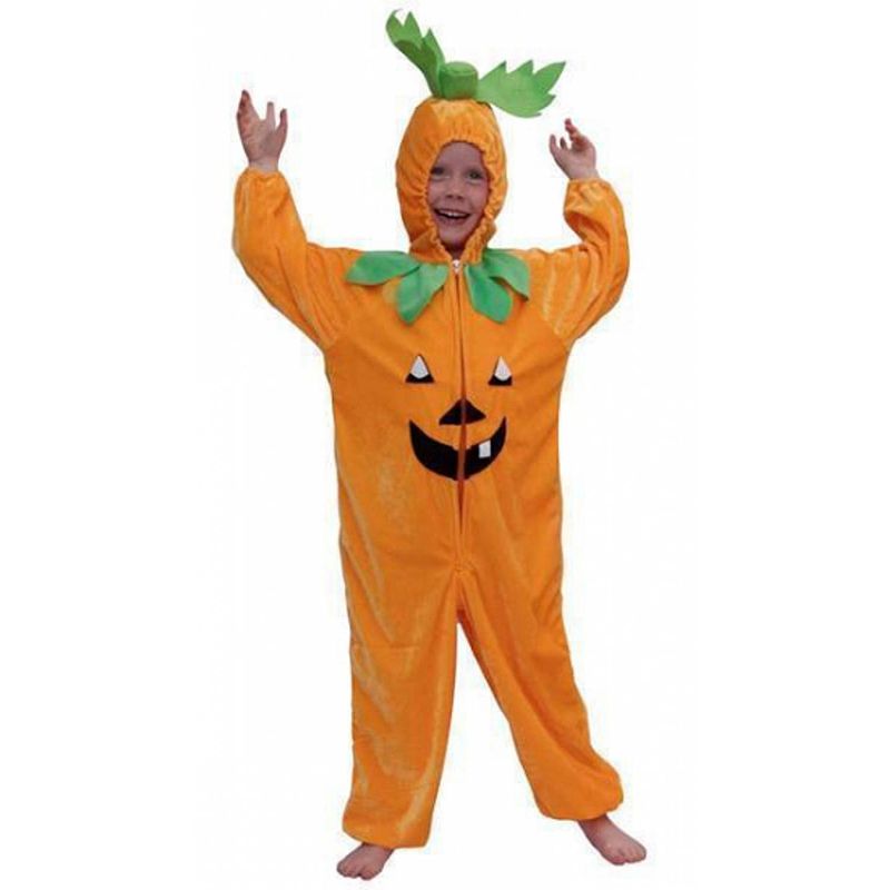 Foto van Halloween - onesie pompoen voor kids 128