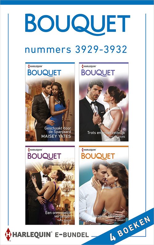 Foto van Bouquet e-bundel nummers 3929 - 3932 (4-in-1) - cathy williams - ebook (9789402533804)