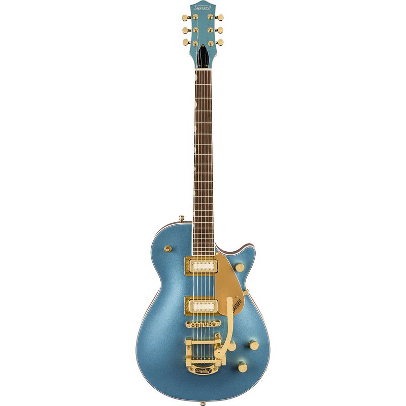 Foto van Gretsch electromatic ltd pristine jet mako elektrische gitaar