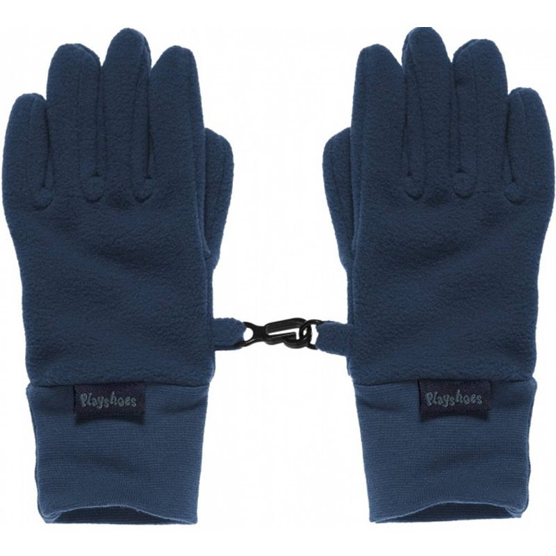 Foto van Handschoenen junior fleece navy maat 4