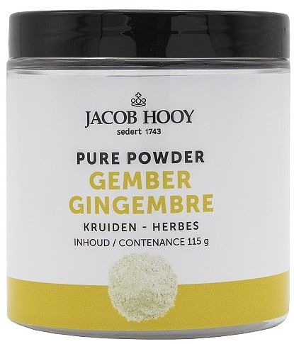 Foto van Jacob hooy pure powder gember 115gr