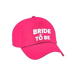 Foto van 1x bride to be vrijgezellen petje roze dames - verkleedhoofddeksels