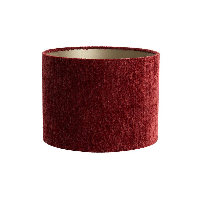 Foto van Light & living - lampenkap ruby - ø30x21cm - rood