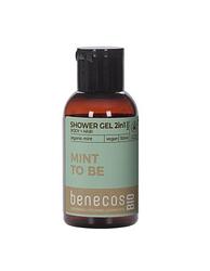Foto van Benecos mint 2-in-1 body and hair shower gel