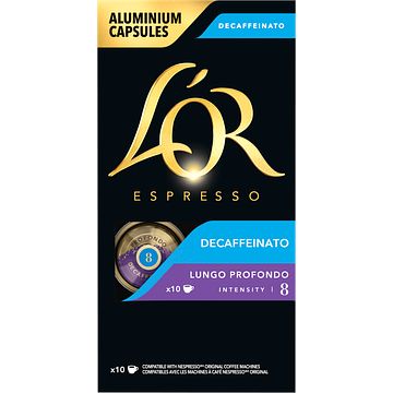 Foto van L'sor lungo profondo decaffeinato koffiecups 10 stuks bij jumbo