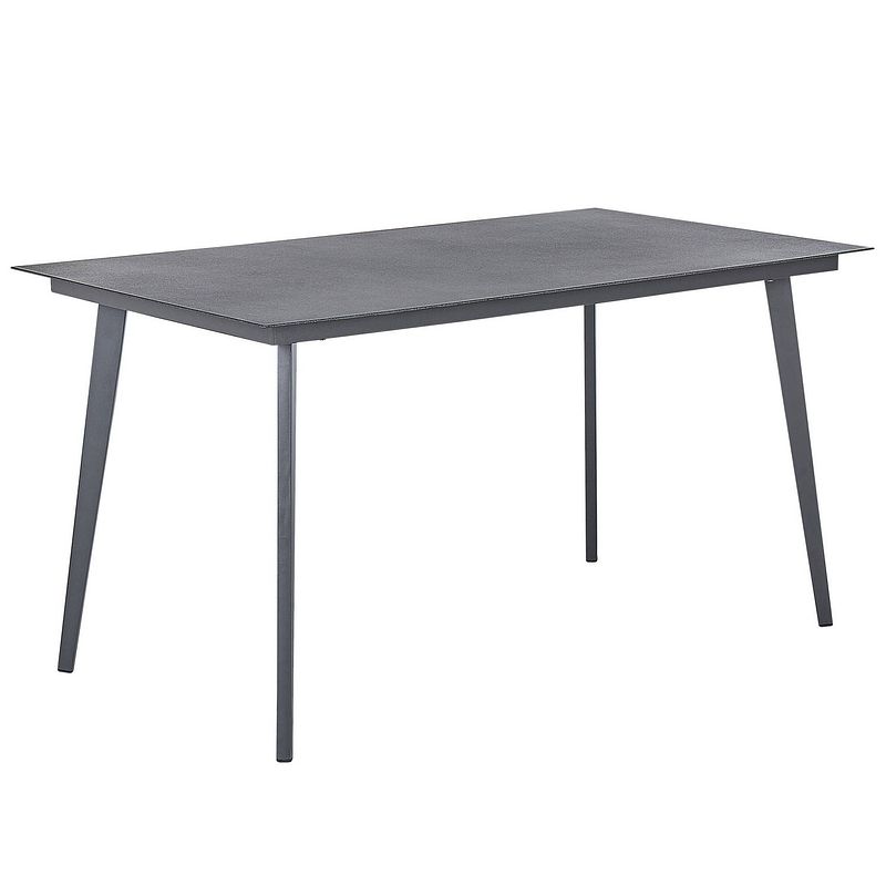 Foto van Beliani mileto - tuintafel-grijs-aluminium