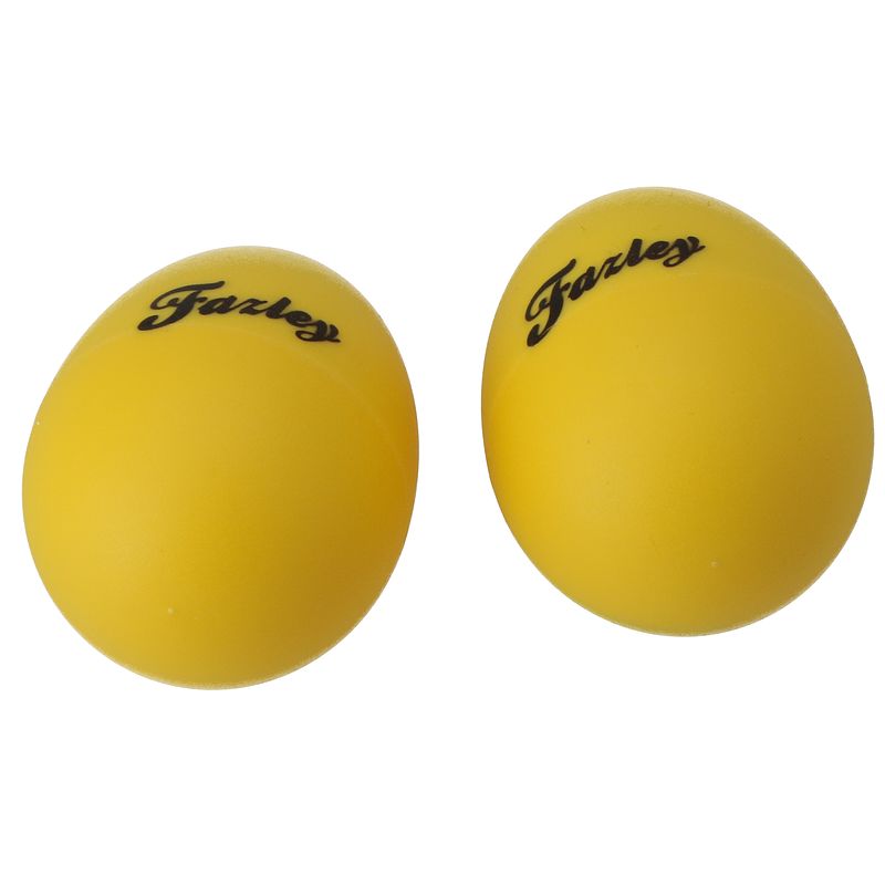 Foto van Fazley funtune egg-02-y egg shakers geel (2 stuks)