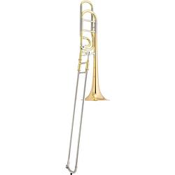 Foto van Jupiter jtb1150 froq tenor trombone bb/f (kwartventiel, open wrap, goud)