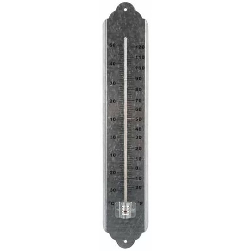 Foto van Talen tools - thermometer - metaal - gegalvaniseerd - 50 cm
