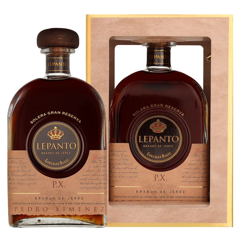 Foto van Lepanto p.x. brandy 70cl