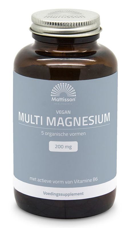 Foto van Mattisson healthstyle multi magnesium tabletten