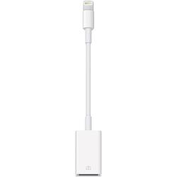 Foto van Apple apple ipad/iphone/ipod adapter [1x apple dock-stekker lightning - 1x usb 2.0 bus a] 10.00 cm wit