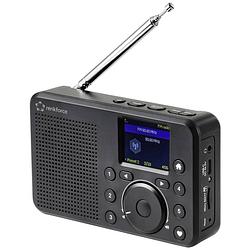 Foto van Renkforce rf-ir-200 systeemradio met internetradio dab+, vhf (fm), internet bluetooth geschikt voor dlna zwart