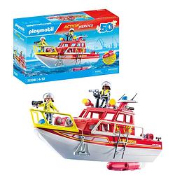 Foto van Playmobil action heroes brandweerboot 71598