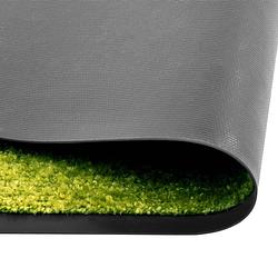 Foto van The living store deurmat - hoogwaardige - binnen/buitenmat - 120x90 cm - groen - anti-slip pvc achterkant