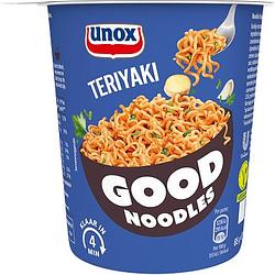 Foto van Unox good noodles cup teriyaki 65 g bij jumbo