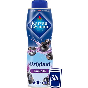 Foto van 2 voor € 5,99 | karvan cevitam cassis original siroop, 600ml aanbieding bij jumbo