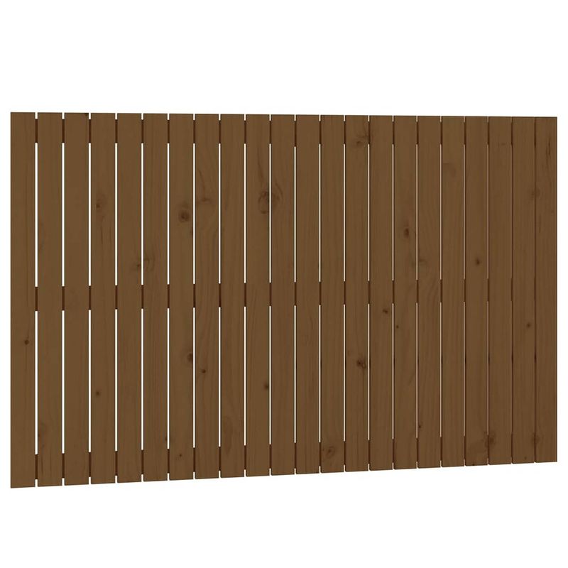 Foto van The living store houten wandhoofdbord - 140 x 3 x 90 cm - massief grenenhout