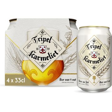 Foto van Tripel karmeliet blik 4x330ml bij jumbo