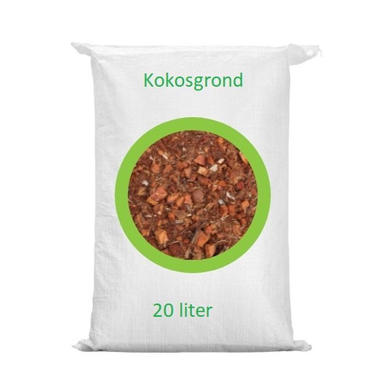 Foto van Warentuin mix - kokos grond aarde 20 liter