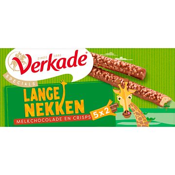 Foto van Verkade lange nekken 150 g (5 x 2 stuks) bij jumbo