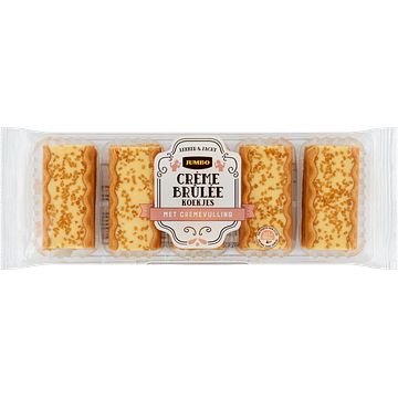 Foto van Jumbo creme brulee koekjes met cremevulling 175g