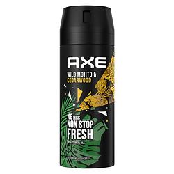 Foto van Axe deodorant bodyspray wild mojito & cedarwood 150ml bij jumbo