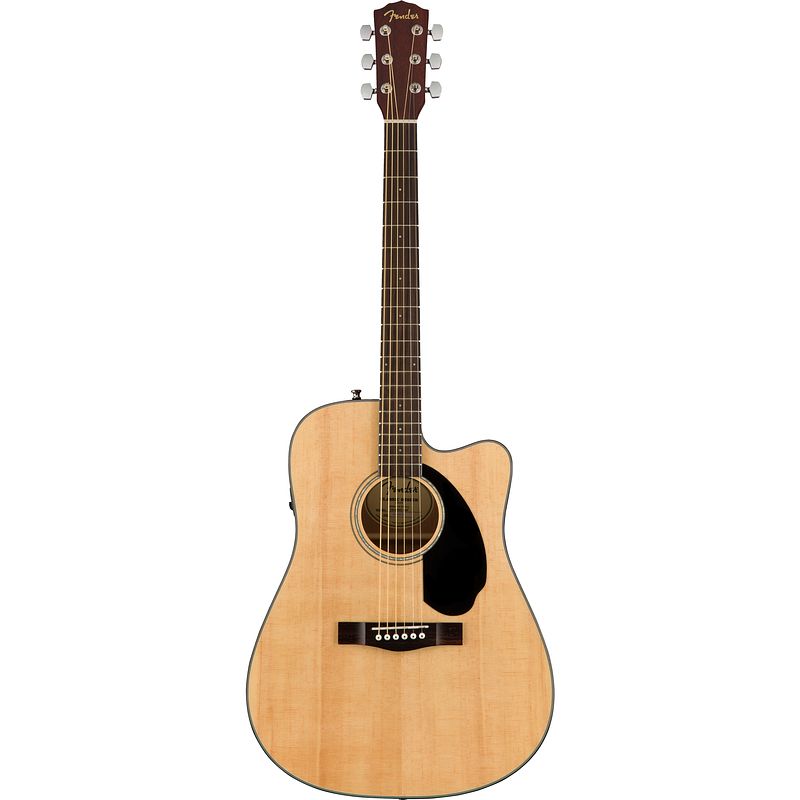 Foto van Fender classic design cd-60sce natural elektrisch-akoestische westerngitaar