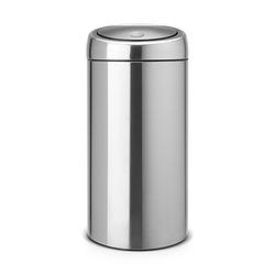 Foto van Brabantia touch bin afvalemmer 2 x 20 liter met 2 kunststof binnenemmers - matt steel fingerprint proof