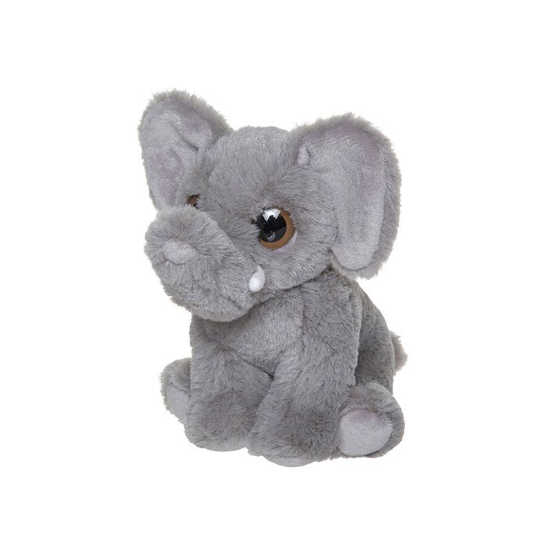 Foto van Pluche olifant knuffeldier van 13 cm - knuffeldier