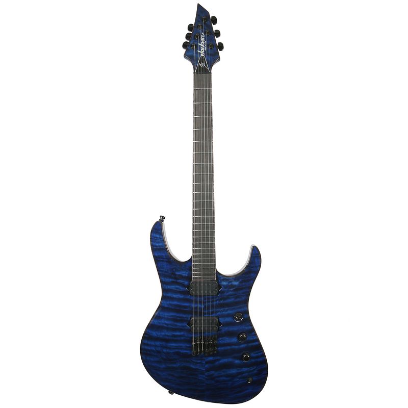 Foto van Jackson chris broderick soloist ht6 transparant blue eb