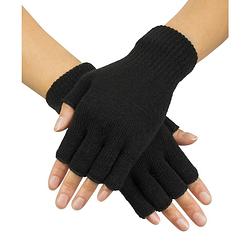 Foto van Boland vingerloze handschoentjes zwart one size