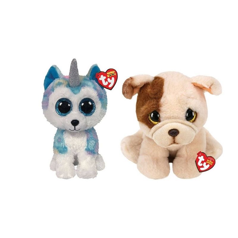 Foto van Ty - knuffel - beanie buddy - helena husky & houghie dog