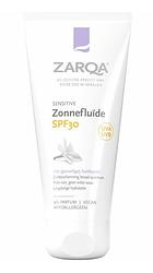 Foto van Zarqa sensitive zonnefluïde spf30