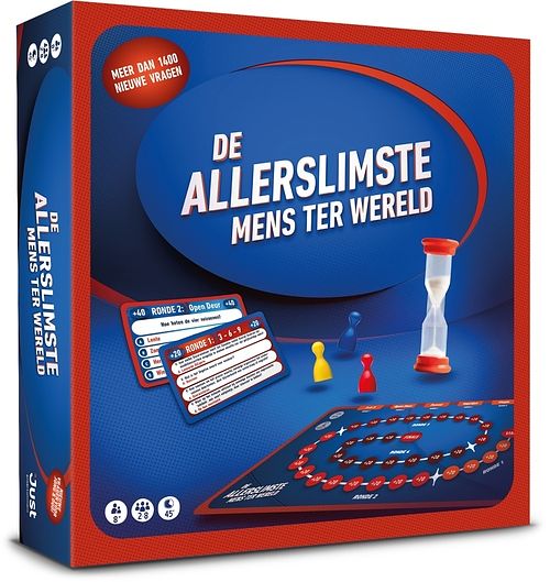 Foto van De allerslimste mens - bordspel senior - junior combi - spel;spel (8718866302443)