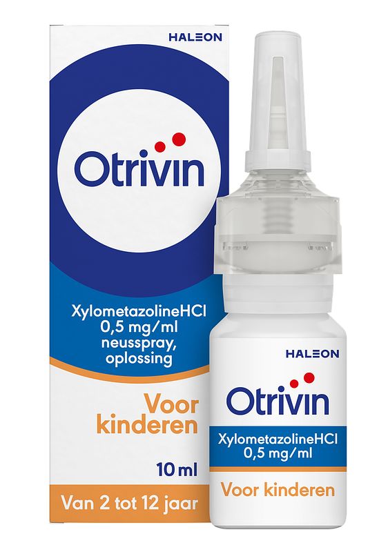 Foto van Otrivin voor kinderen 0,5 mg/ml neusspray 10ml bij jumbo