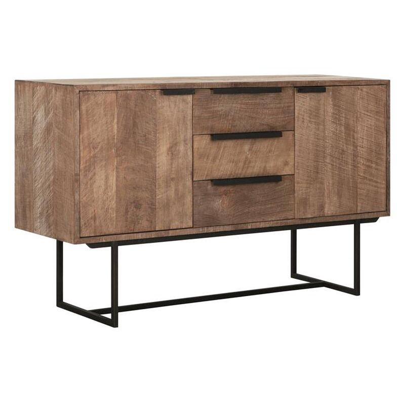 Foto van Dtp home dresser odeon no.1, 2 doors, 3 drawers,84x139x45 cm, recyc...