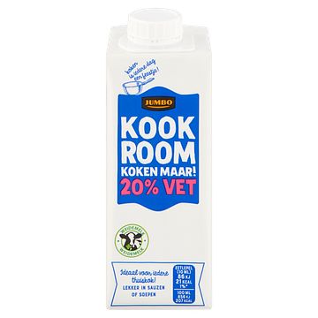 Foto van Jumbo kookroom 20% vet 250ml