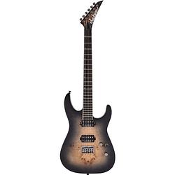 Foto van Jackson pro series soloist sl2p mah ht, transparent black burst elektrische gitaar