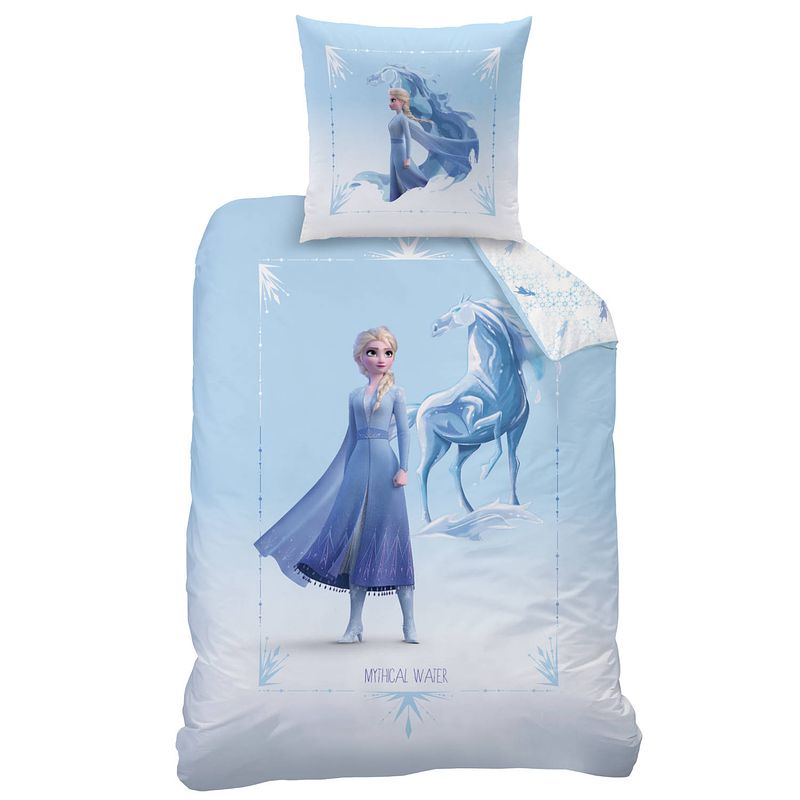 Foto van Disney frozen dekbedovertrek mythical water - eenpersoons - 140 x 200 cm - katoen