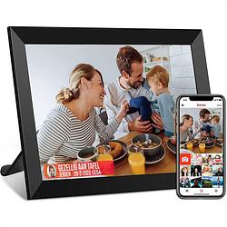 Foto van Strex digitale fotolijst met wifi - 10.1 inch touchscreen - full hd 1920x1200 - frameo software via app