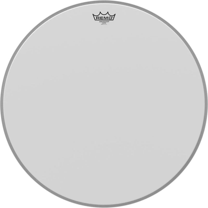 Foto van Remo br-1122-00 ambassador coated 22 inch bassdrumvel