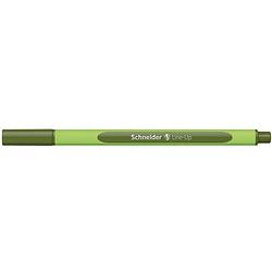 Foto van Schneider fineliner line-up 0,4 mm 16 cm rubber olijfgroen