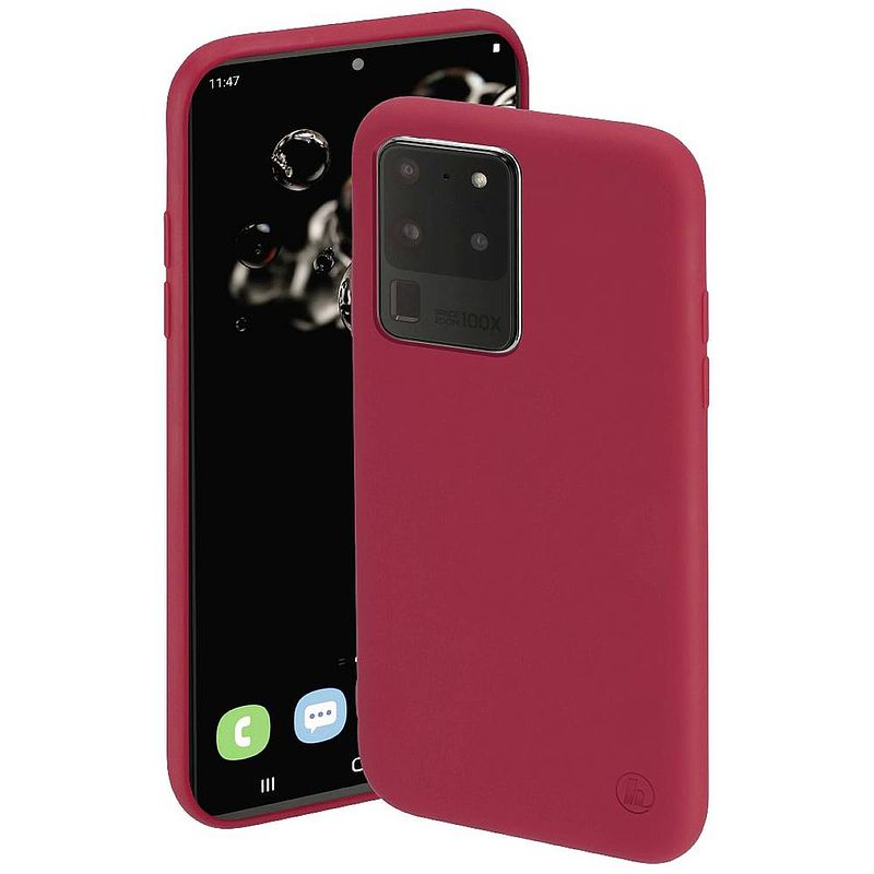 Foto van Hama finest feel cover samsung galaxy s20 ultra 5g rood